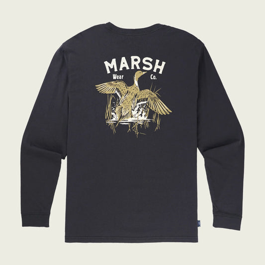 Marsh Wear Skimming LS Shirt-Black