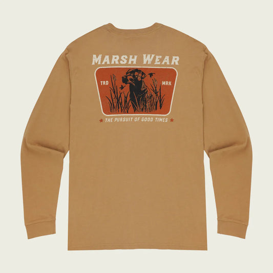 Marsh Wear Lookout LS T-Shirt - Tobacco