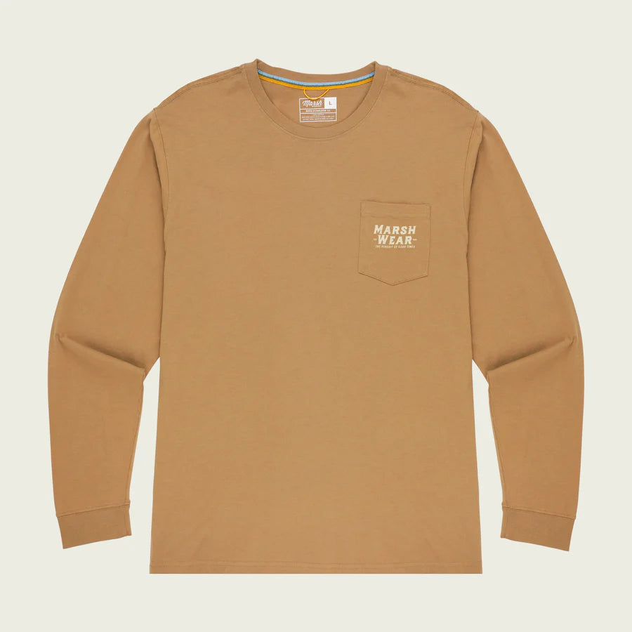 Marsh Wear Lookout LS T-Shirt - Tobacco