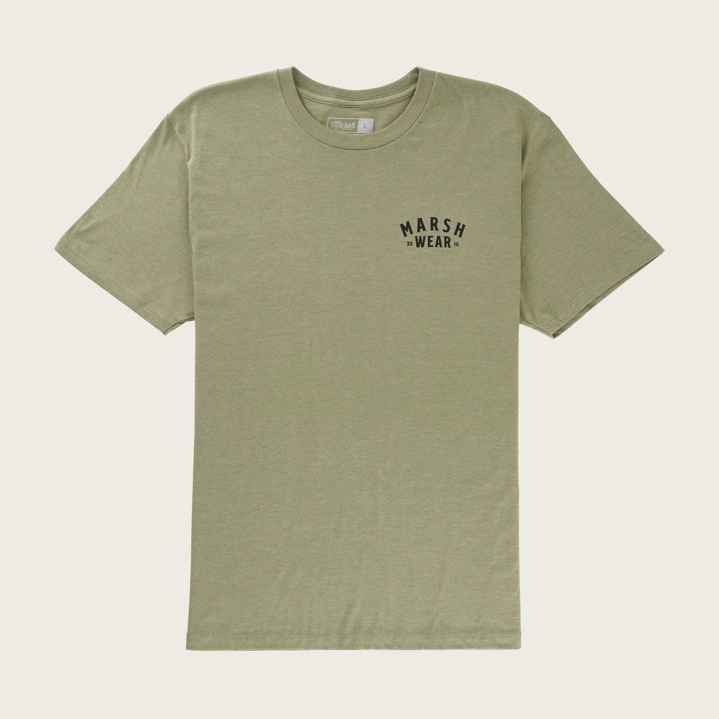 Marsh Wear Alton Camo M Oak SS Shirt- Light Olive Heather