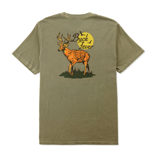 Marsh Wear Buck Fever Tee - Vintage Moss