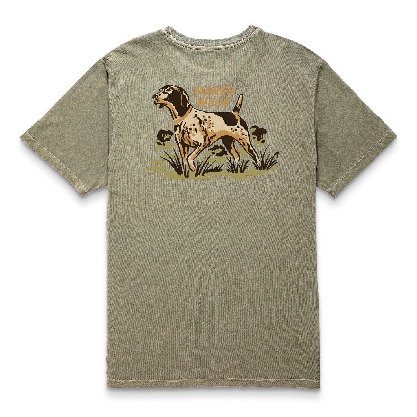 Marsh Wear Heritage Pointer Tee - Vintage Moss