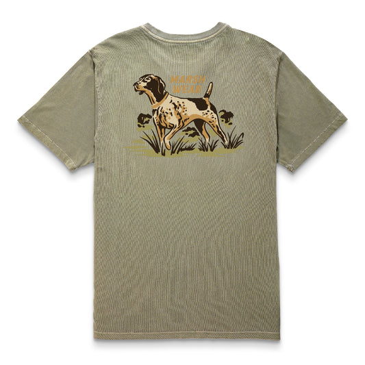 Marsh Wear Heritage Pointer Tee - Vintage Moss
