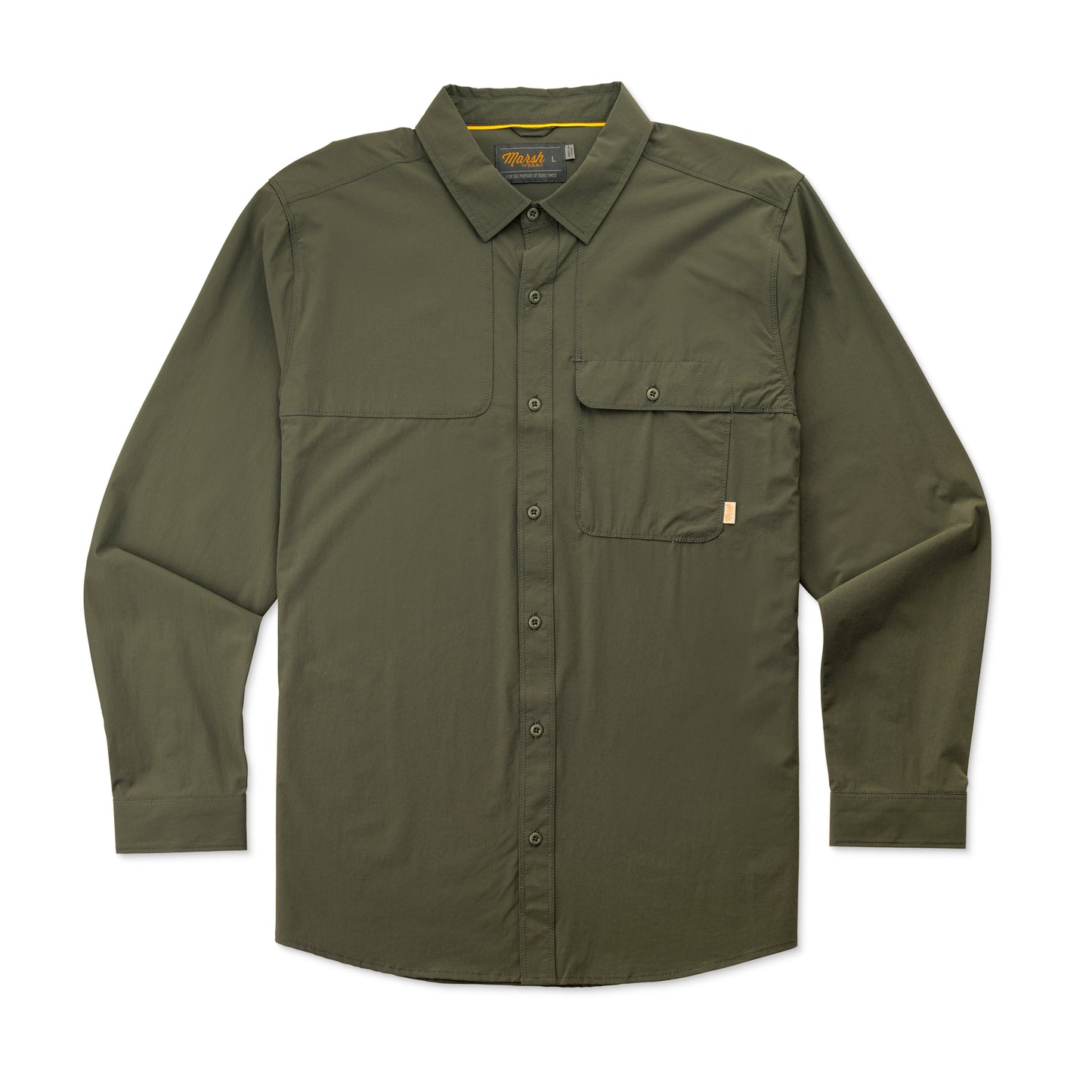 Marsh Wear Big Pine Field Button Up Shirt - Fossil