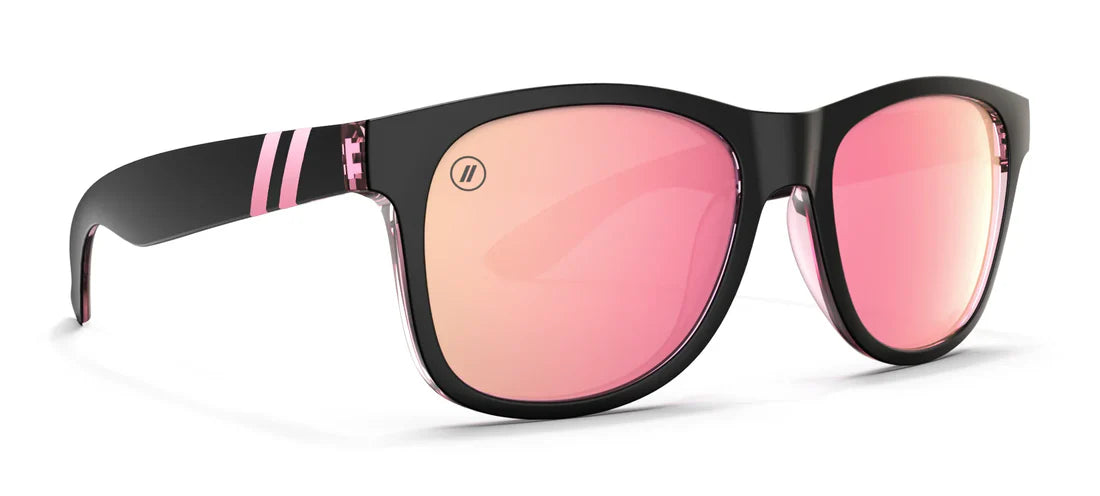 Blenders Eyewear Aurora Air Polarized - Matte Black/ Pink