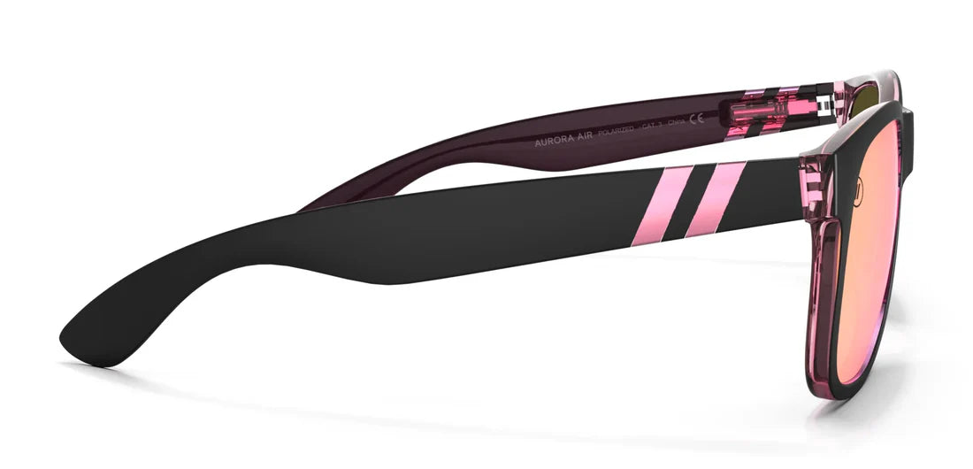 Blenders Eyewear Aurora Air Polarized - Matte Black/ Pink