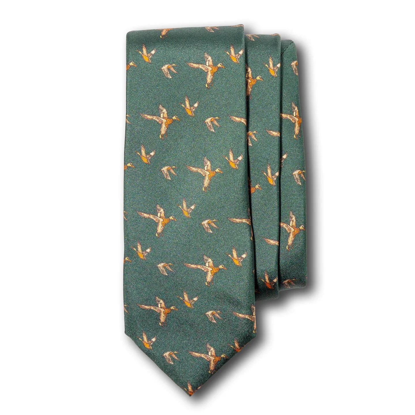 Dixie Decoys Mallard Necktie - Hunter Green