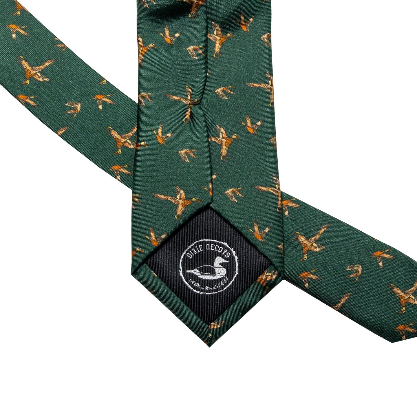 Dixie Decoys Mallard Necktie - Hunter Green