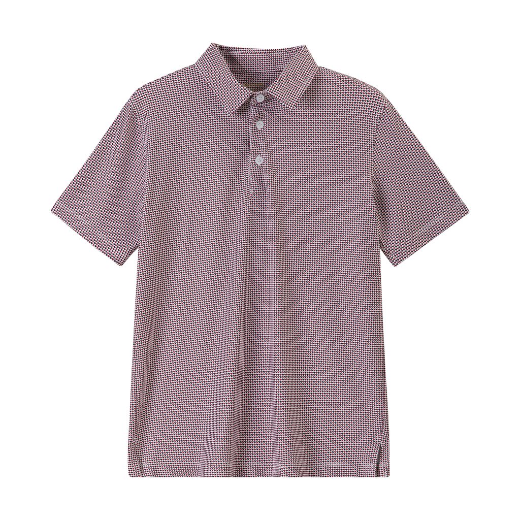 Meripex Performance Polo Micro SC - Garnet/Black