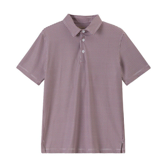 Meripex Performance Polo Micro SC - Garnet/Black