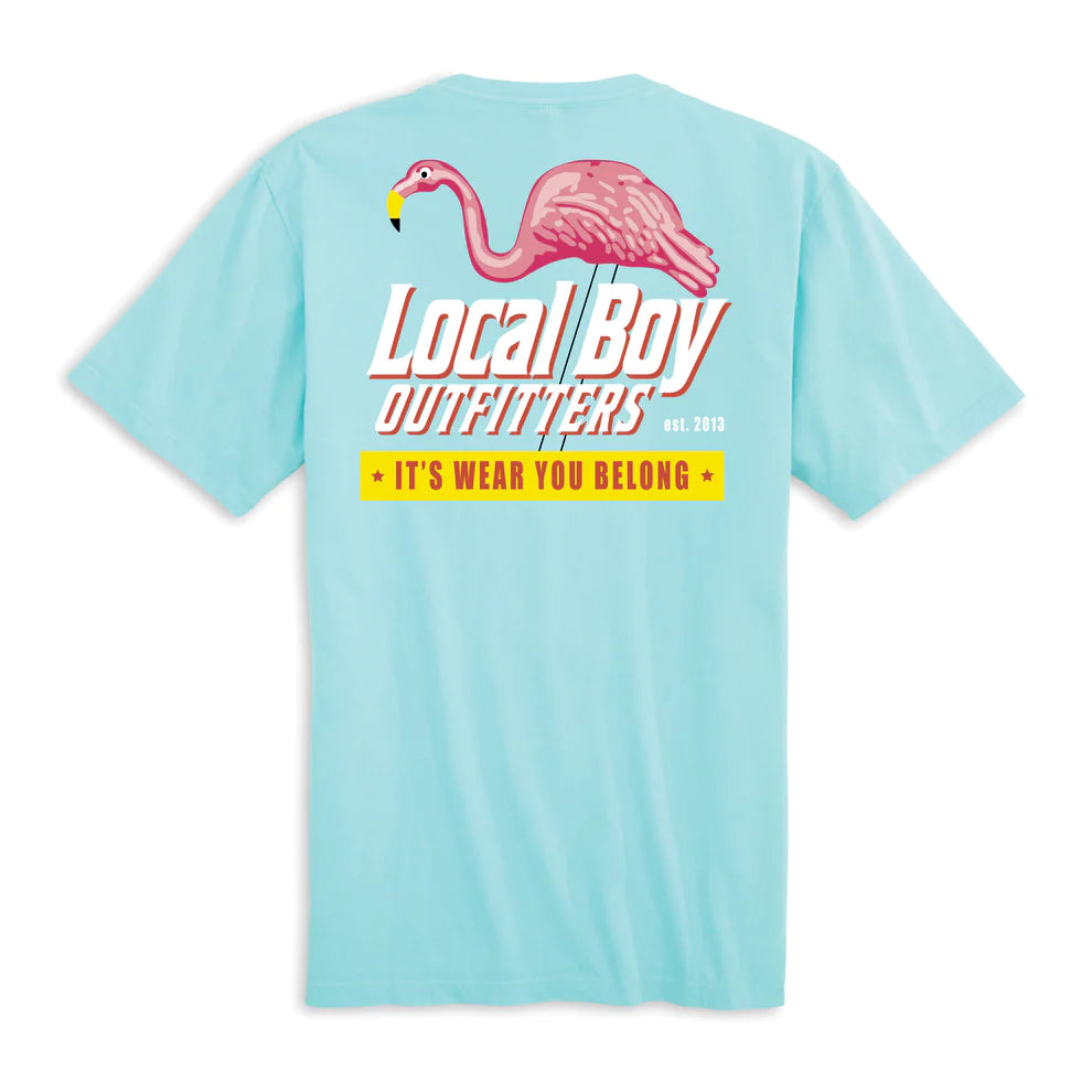 Local Boy Neon Natty T-Shirt - Aqua