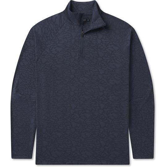 Southern Marsh Sagaponack Performance Quarterzip- Dark Gray Camo
