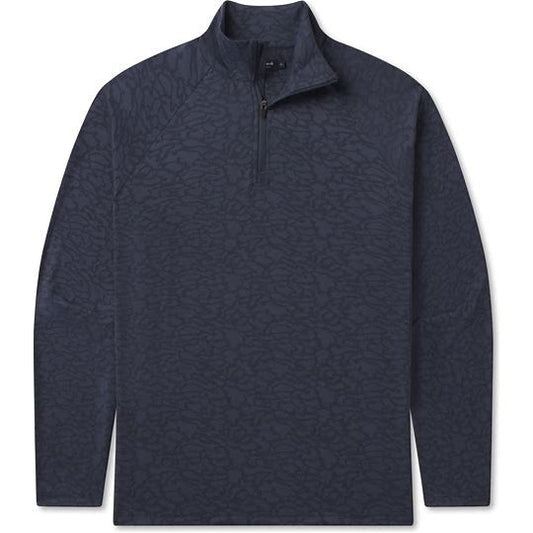 Southern Marsh Sagaponack Performance Quarterzip- Dark Gray Camo