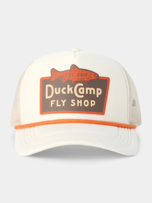 Duck Camp Fly Shop Retro Trucker Hat - Birch