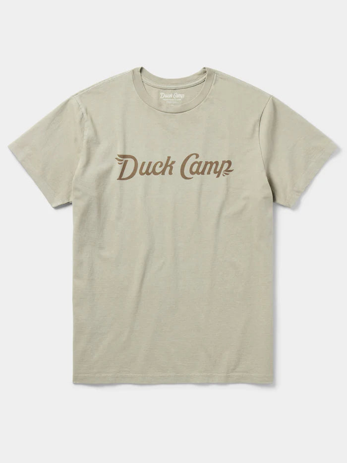 Duck Camp Logo Tee - Vintage Khaki