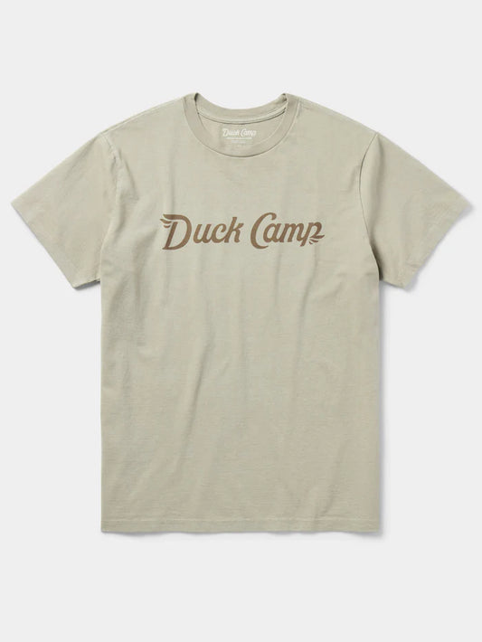Duck Camp Logo Tee - Vintage Khaki