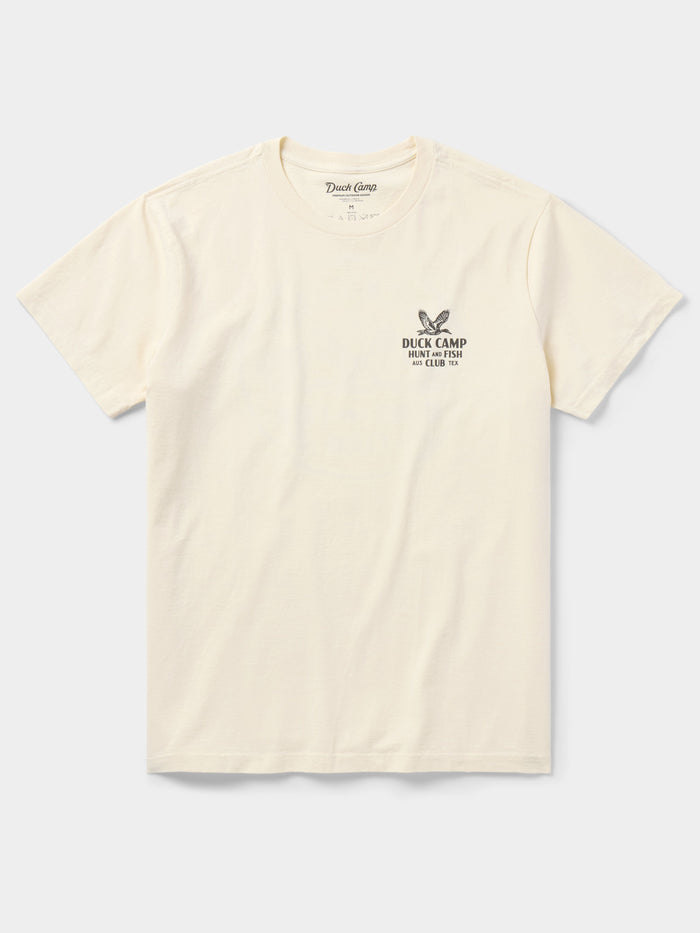 Duck Camp Hunt and Fish Club Tee - Ivory