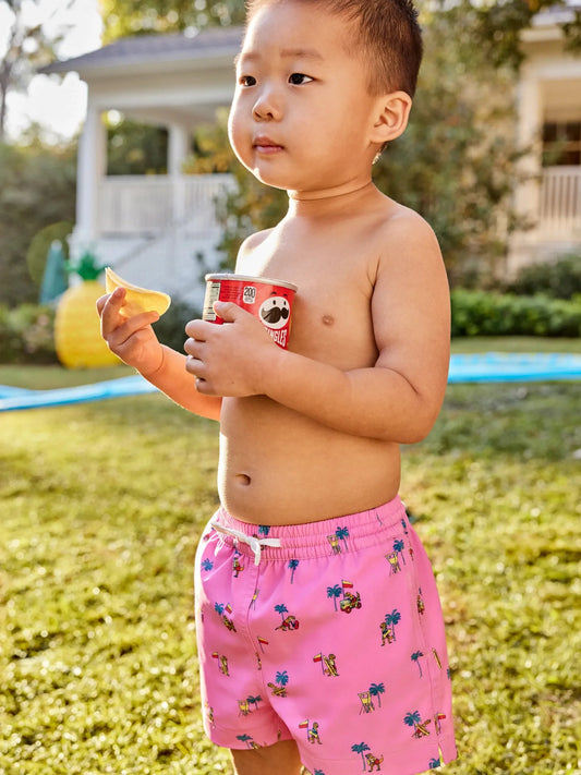 Chubbies Youth The Dino Racers Swim Shorts