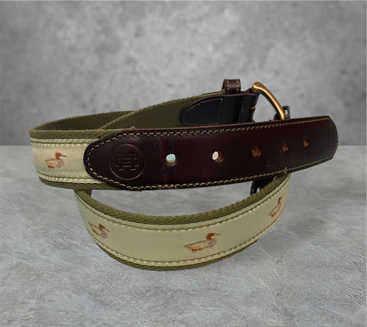 Heybo Duck Decoy Ribbon Belt - Mint Green