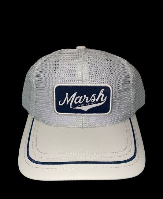 Marsh Wear Base Mesh Trucker Hat - silver