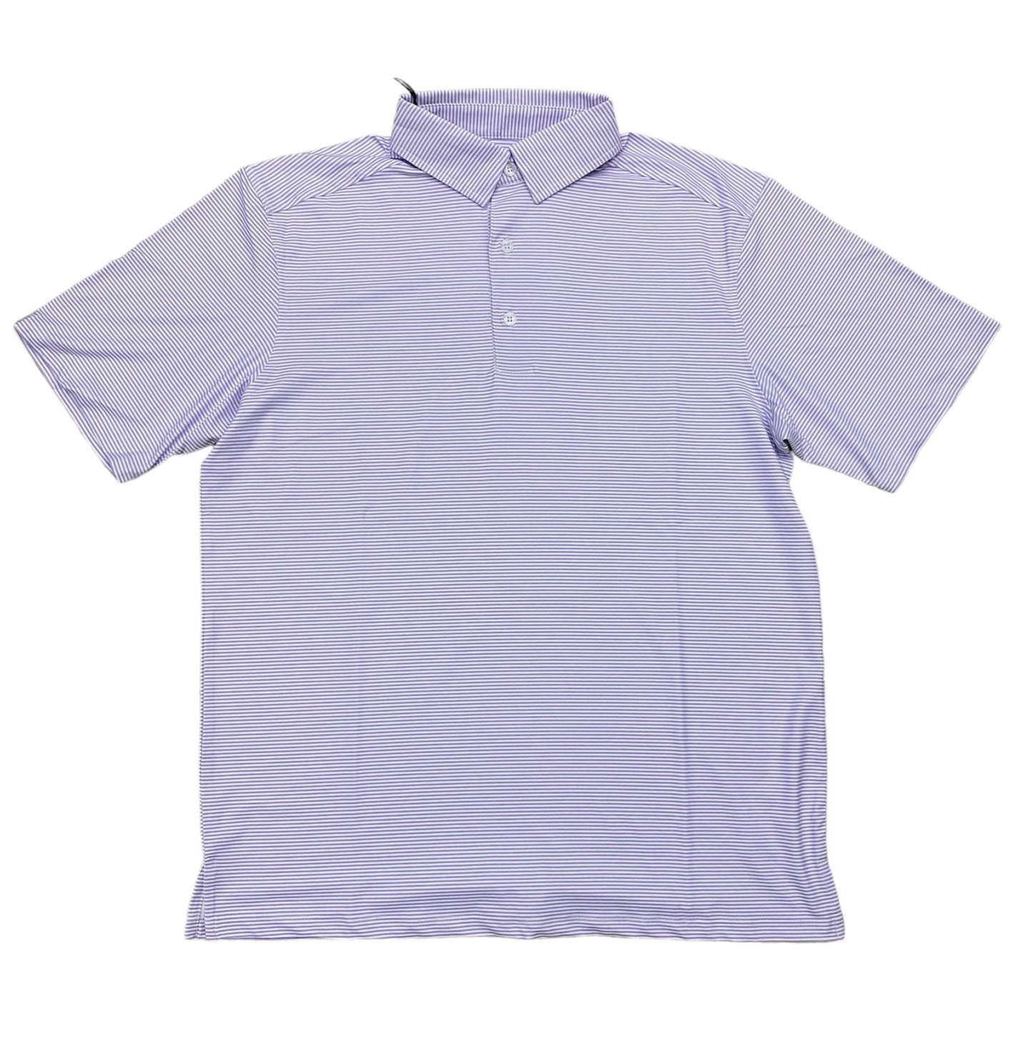 Meripex Purple/White Strip Polo