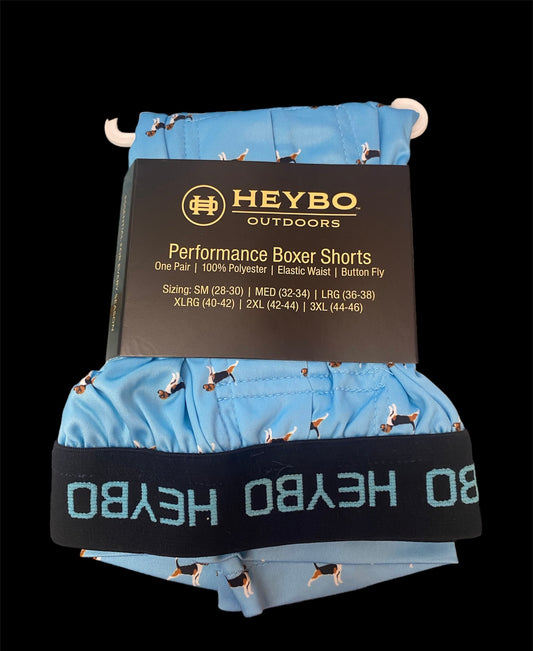 Heybo Performance Beagle Boxer Shorts - Blue