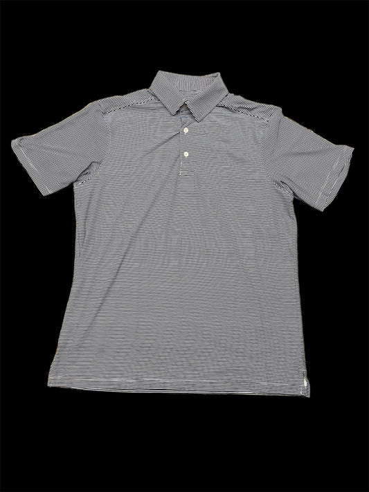 Meripex Performance Polo - Navy/White Stripes
