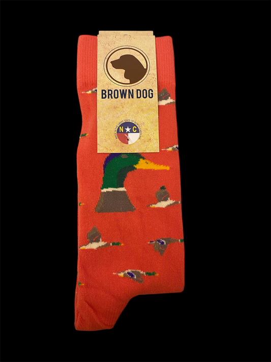 Brown Dog Mallard Head Socks - Dubarry