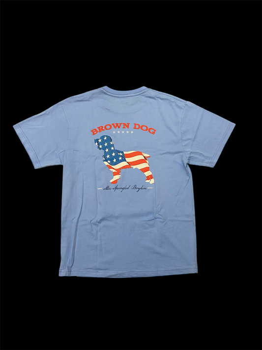 BDC Star Spangled Boykin Tee - Della Blue