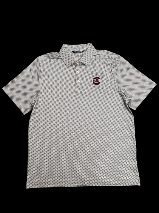 Cutter & Buck Pike Eco Diamond Dot Print Polo - USC