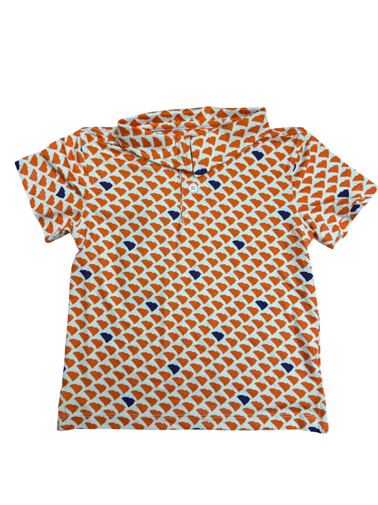 Meripex Performance Polo - Purple/Orange SC