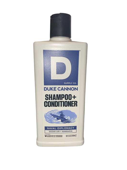 Duke Cannon News Anchor 2-IN-1 Hair Wash - Naval Diplomacy