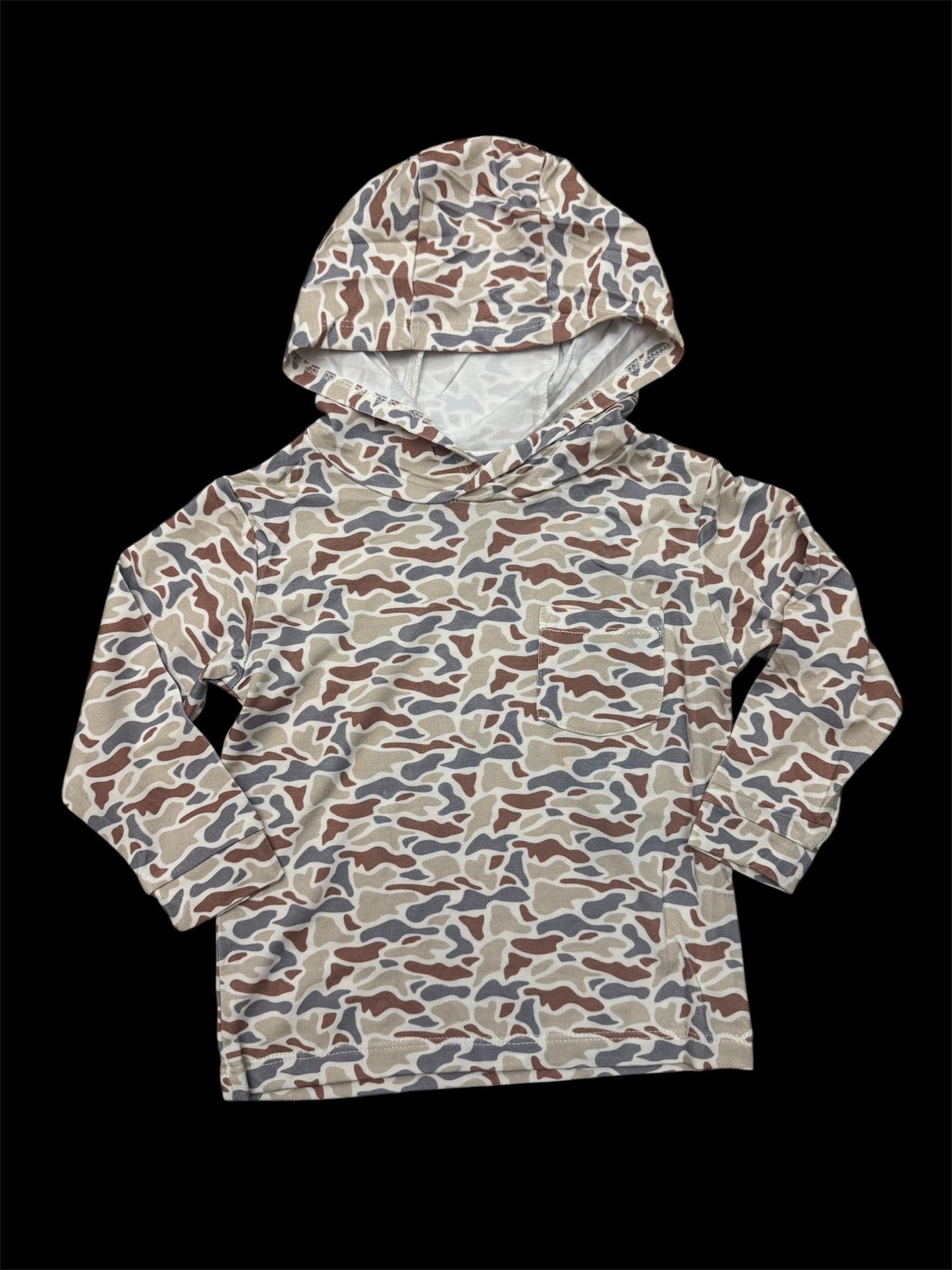 Meripex Youth Lightweight Hoodie - Woodland Camo
