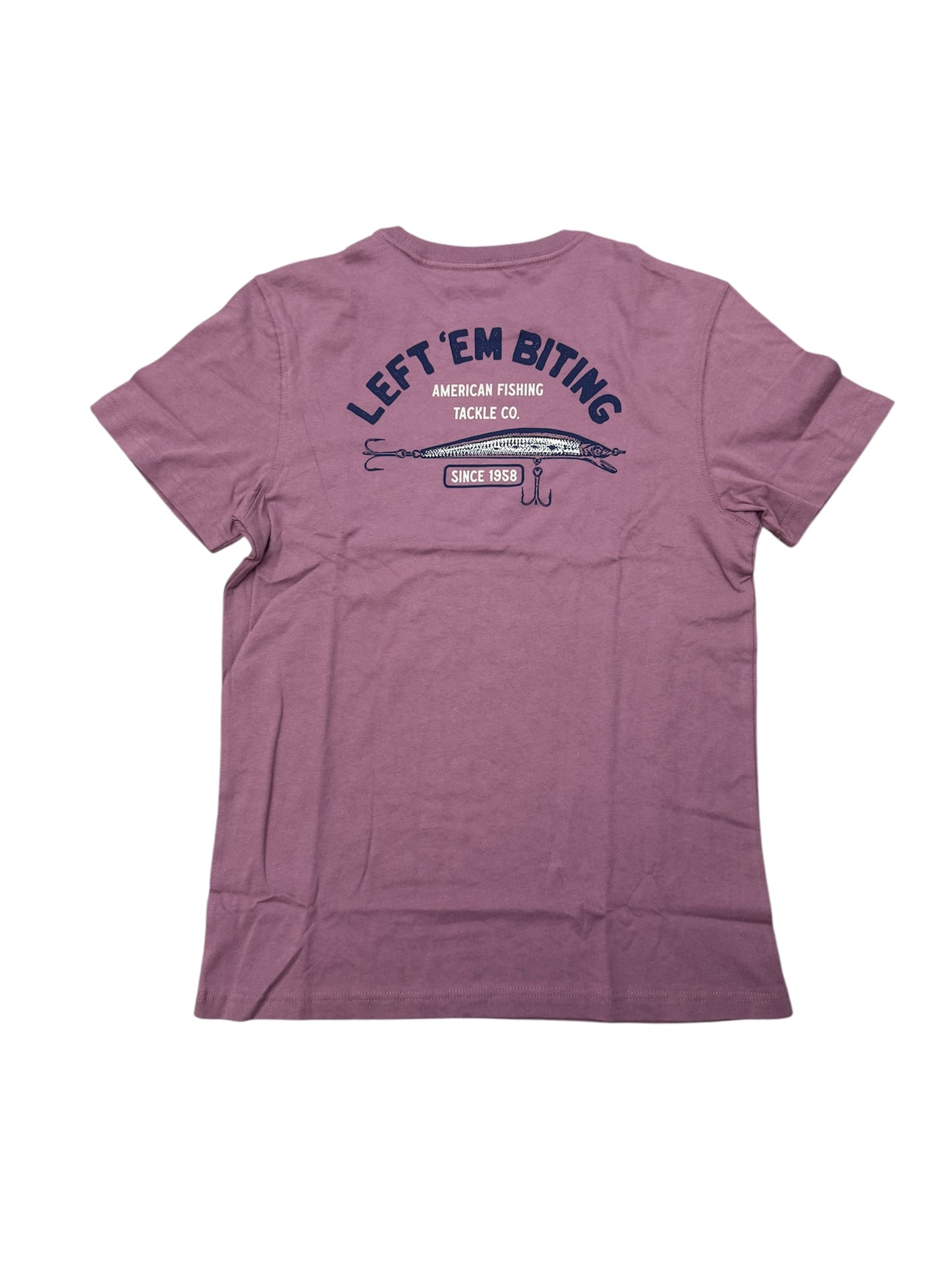 Aftco Left' Em Biting Tee - Mauve Shadow
