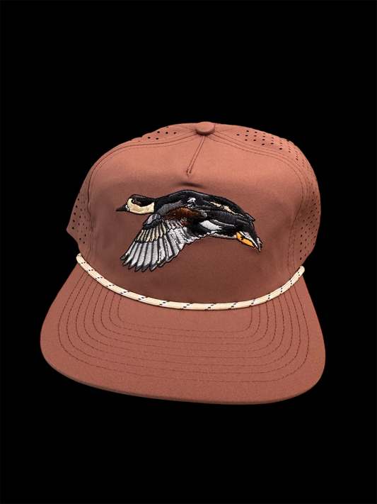 Local Boy Gadwall PF Flat Brim Hat - Brick