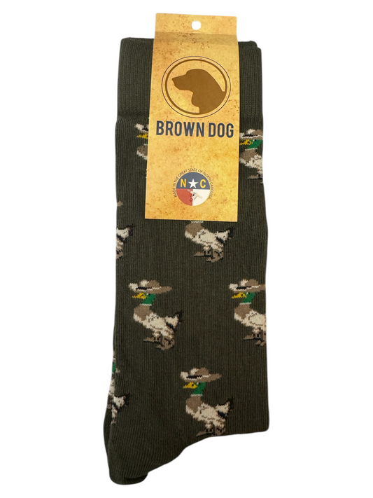 WBD Duck Cowboy Socks - Sage