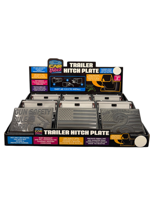 CV Trailer Hitch Plate Covers