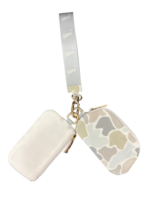 Local Girl Dual Wristlet - Forest Camo Saltwater