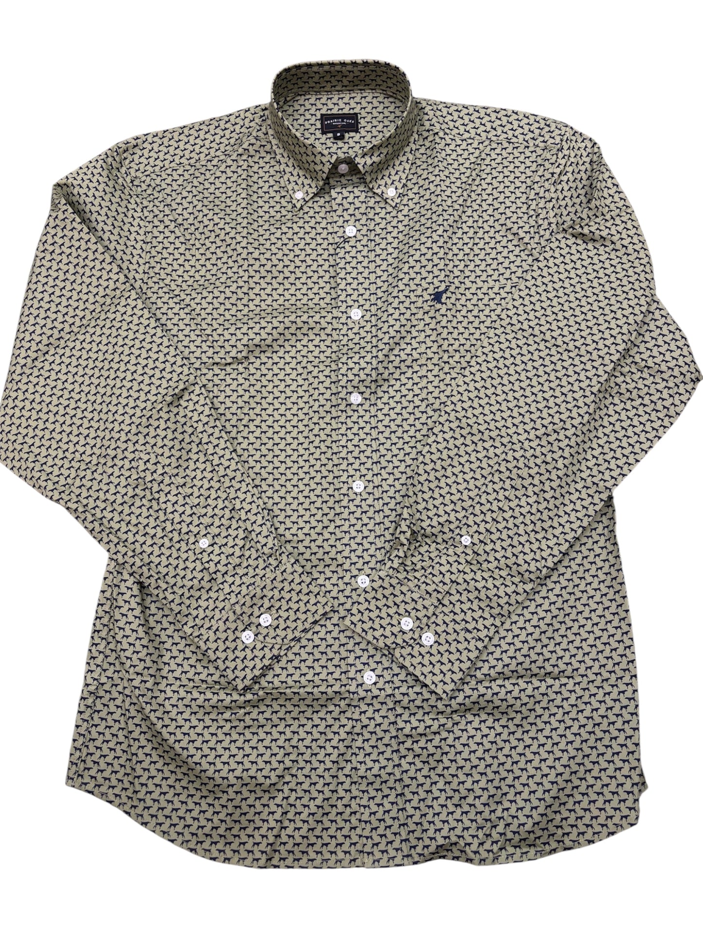 Prairie Oaks The Lodge Button Down - Bird Dogs Sage