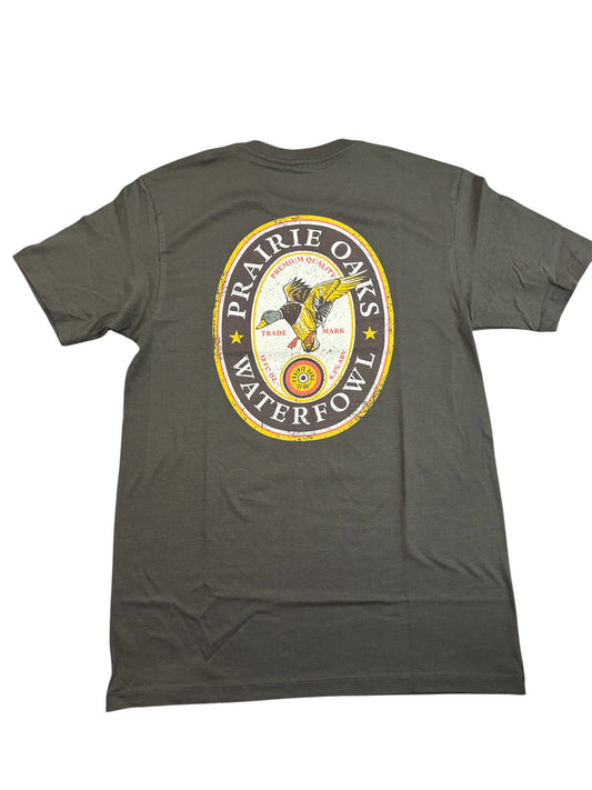 Prairie Oaks Beer Label T-Shirt
