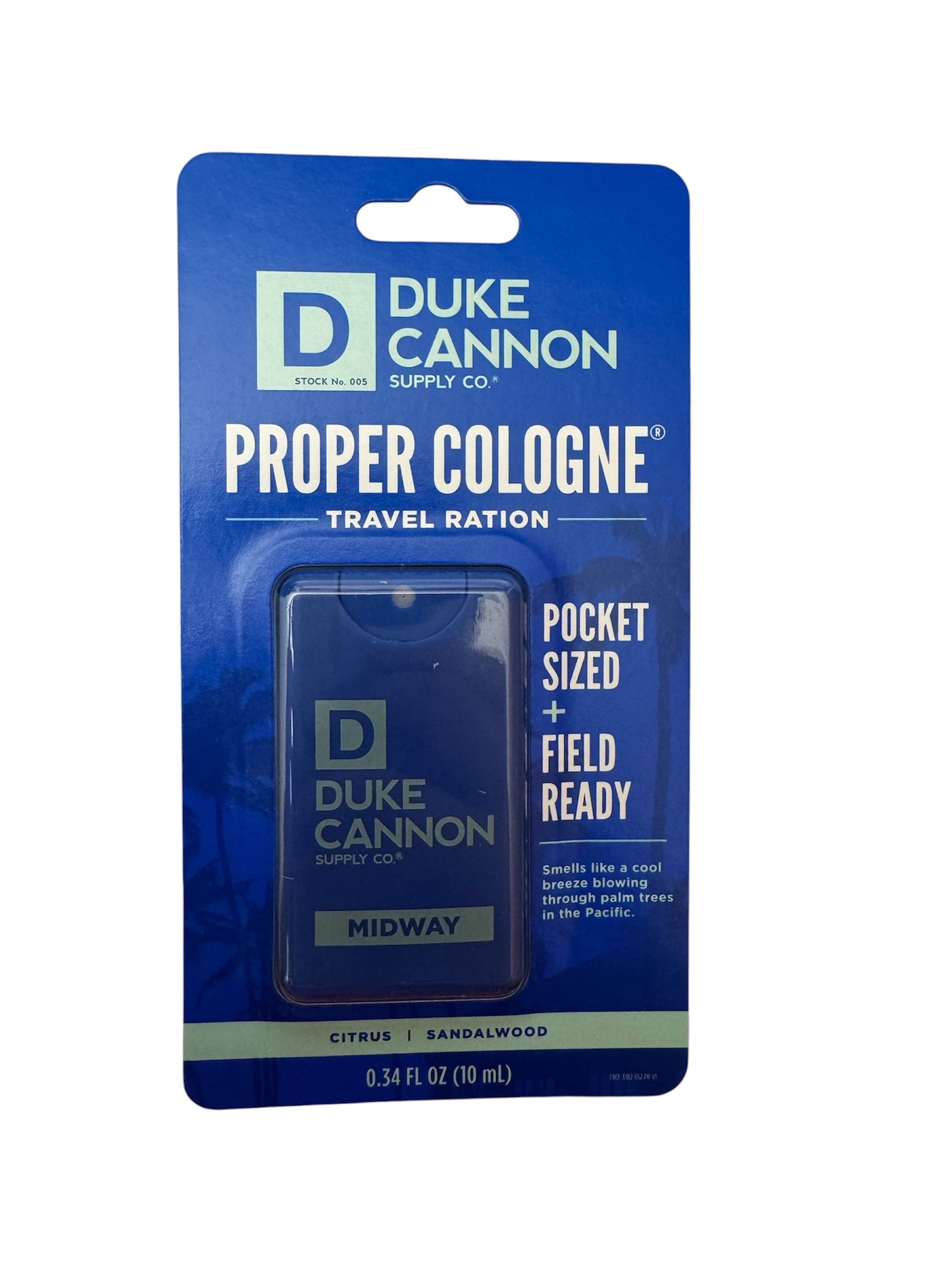 Duke Cannon Midway Proper Cologne Travel Ration