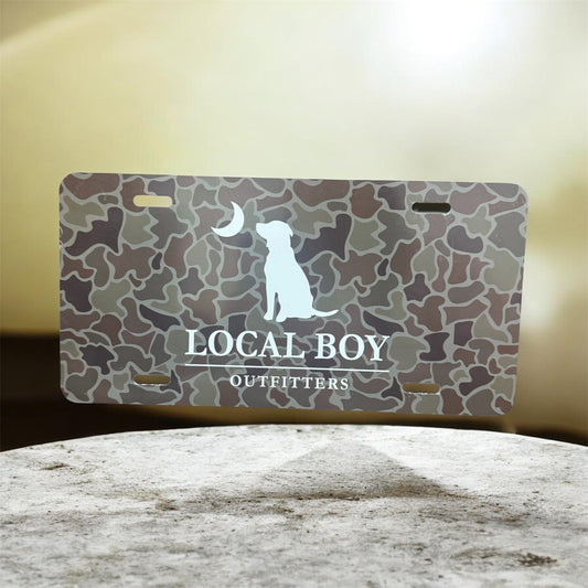 Local Boy Original Circle License Plate- Localflage OD
