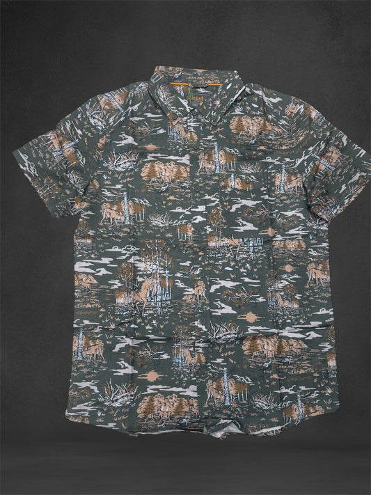 Marsh Wear Hagood Woven Button Up - Forest