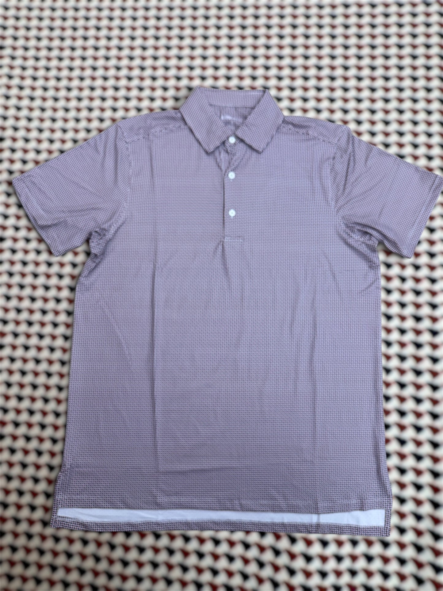 Meripex Performance Polo Micro SC - Garnet/Black