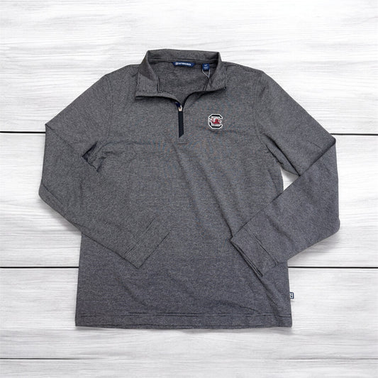 Cutter & Buck Adapt Eco Stripe 1/4 Zip - Gamecocks