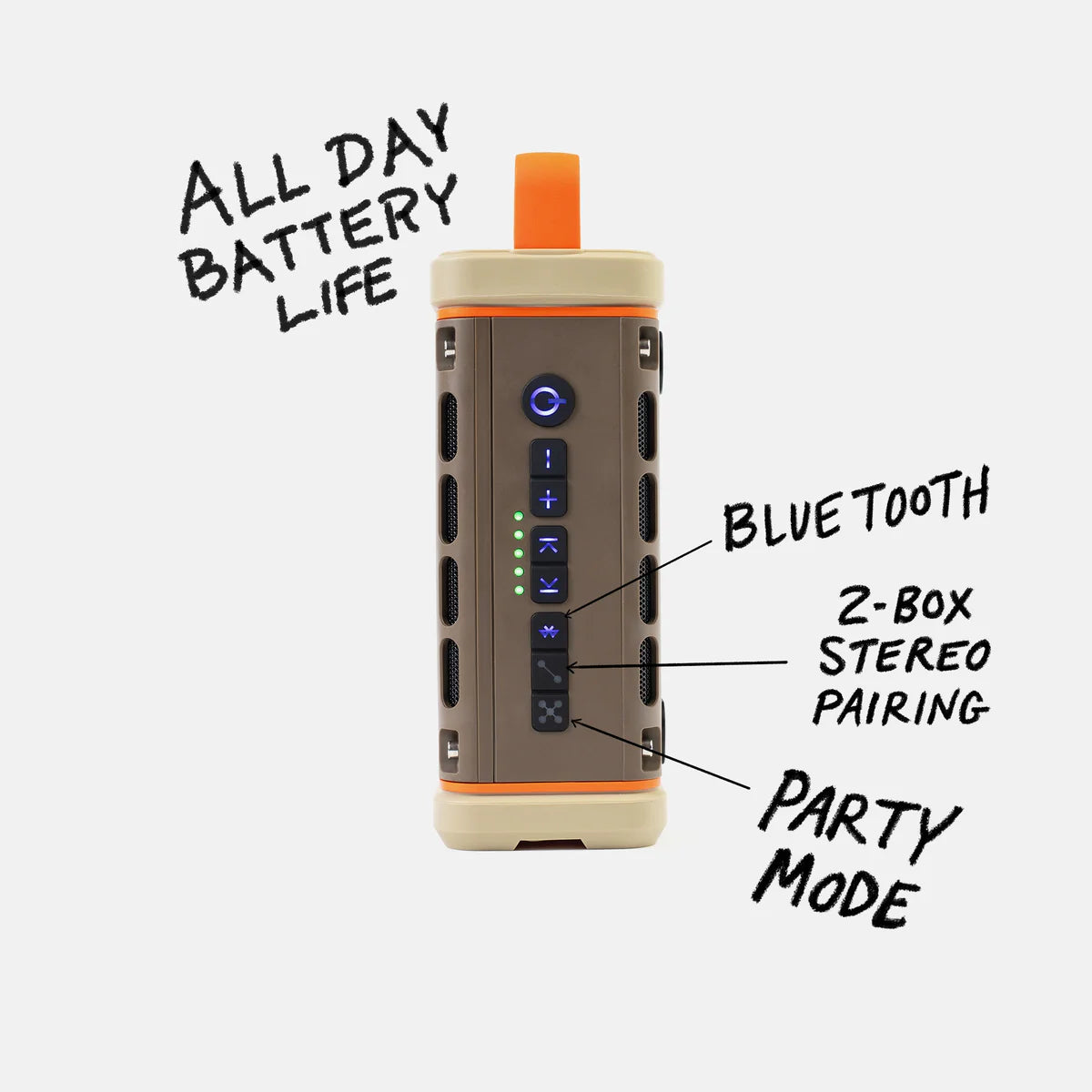 Turtlebox Ranger Waterproof Speaker - Delta