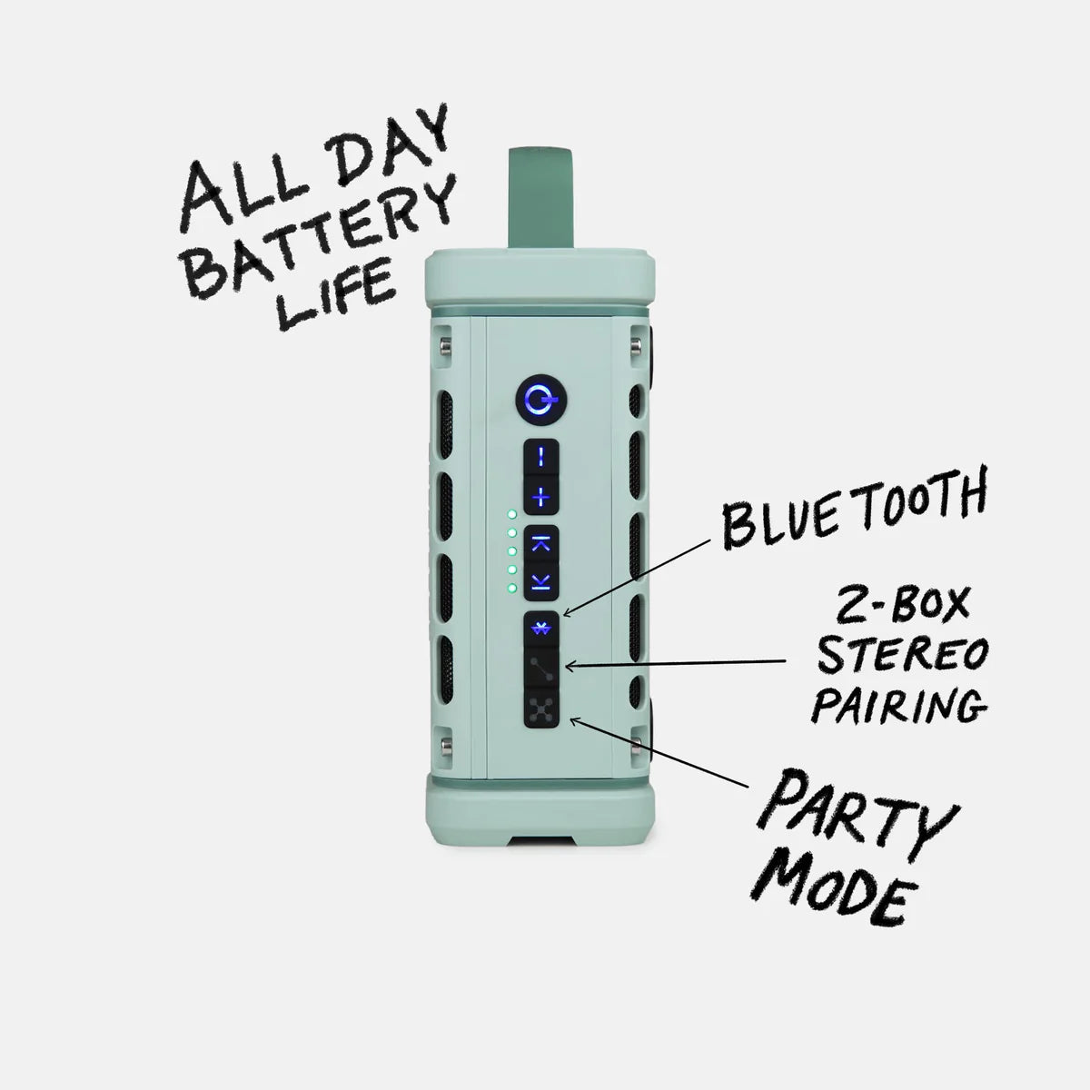 Turtlebox Ranger Waterproof Speaker - River Rock