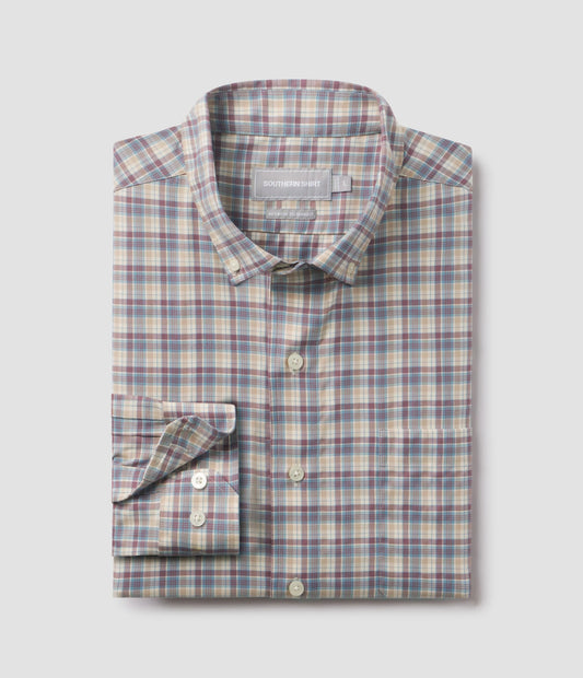 SSCO Ridgeside Plaid Button Up - Desert Frost
