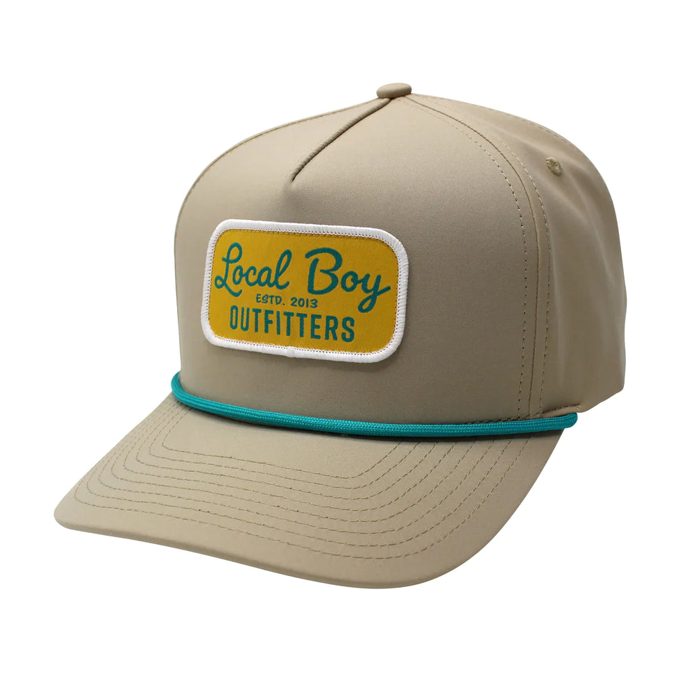 Local Boy Retro Patch Rope Hat