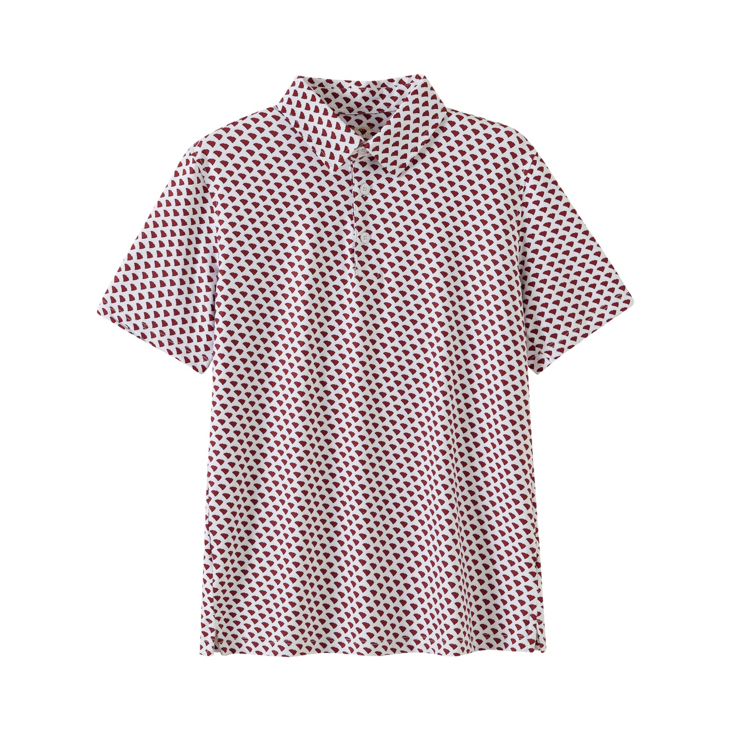 Meripex Performance Polo SC Outline - Garnet/Black